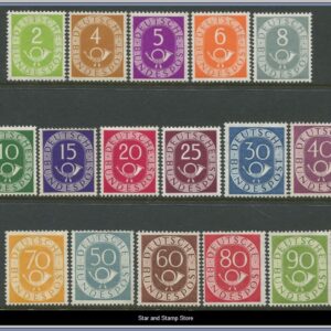 Bund | Mi 123-138 | Signerade Schlegel
