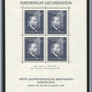 Liechtenstein  |  Mi Block 3