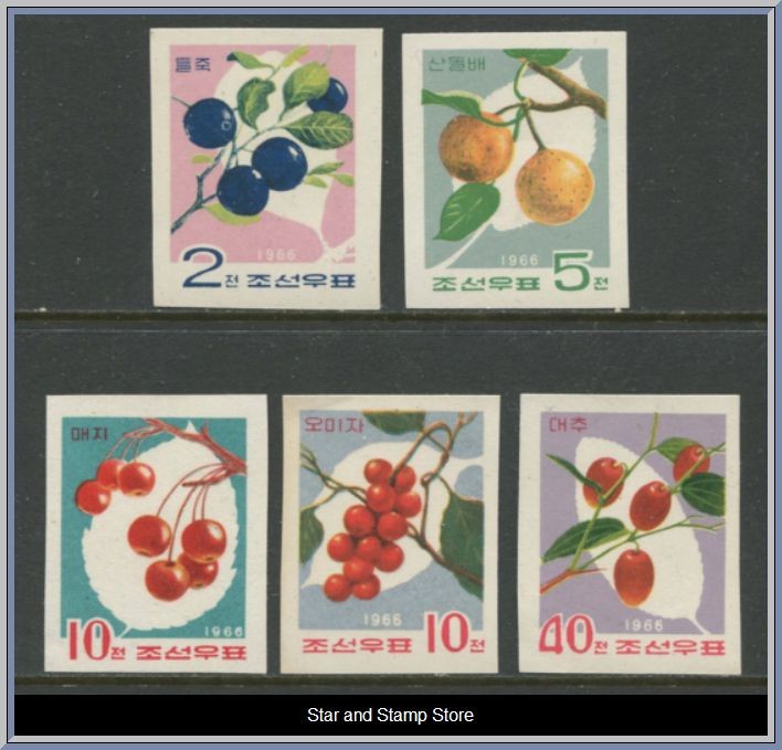 Nordkorea | Mi 754-756, 758-759 B